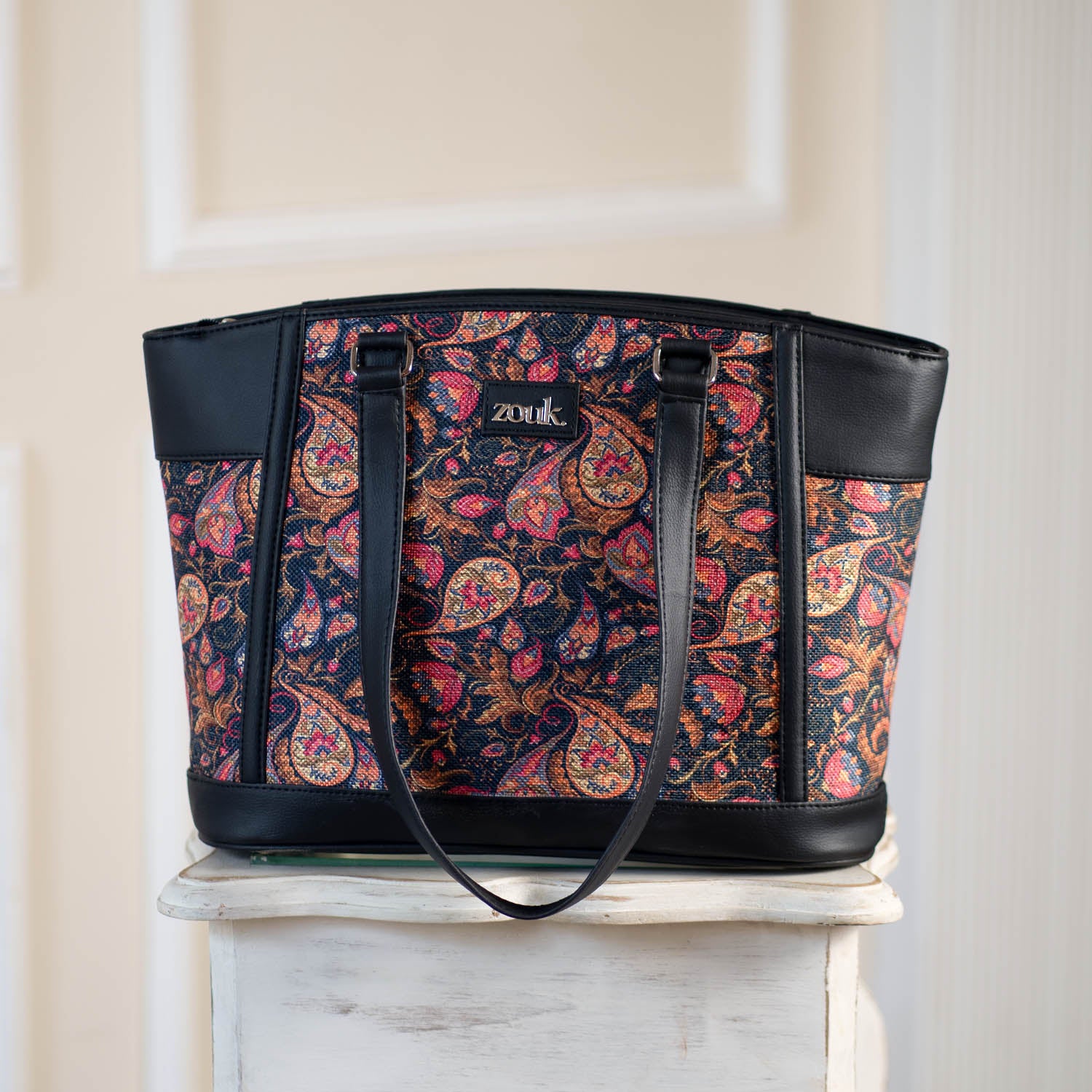 Paisley Print Classic Commute Office Bag