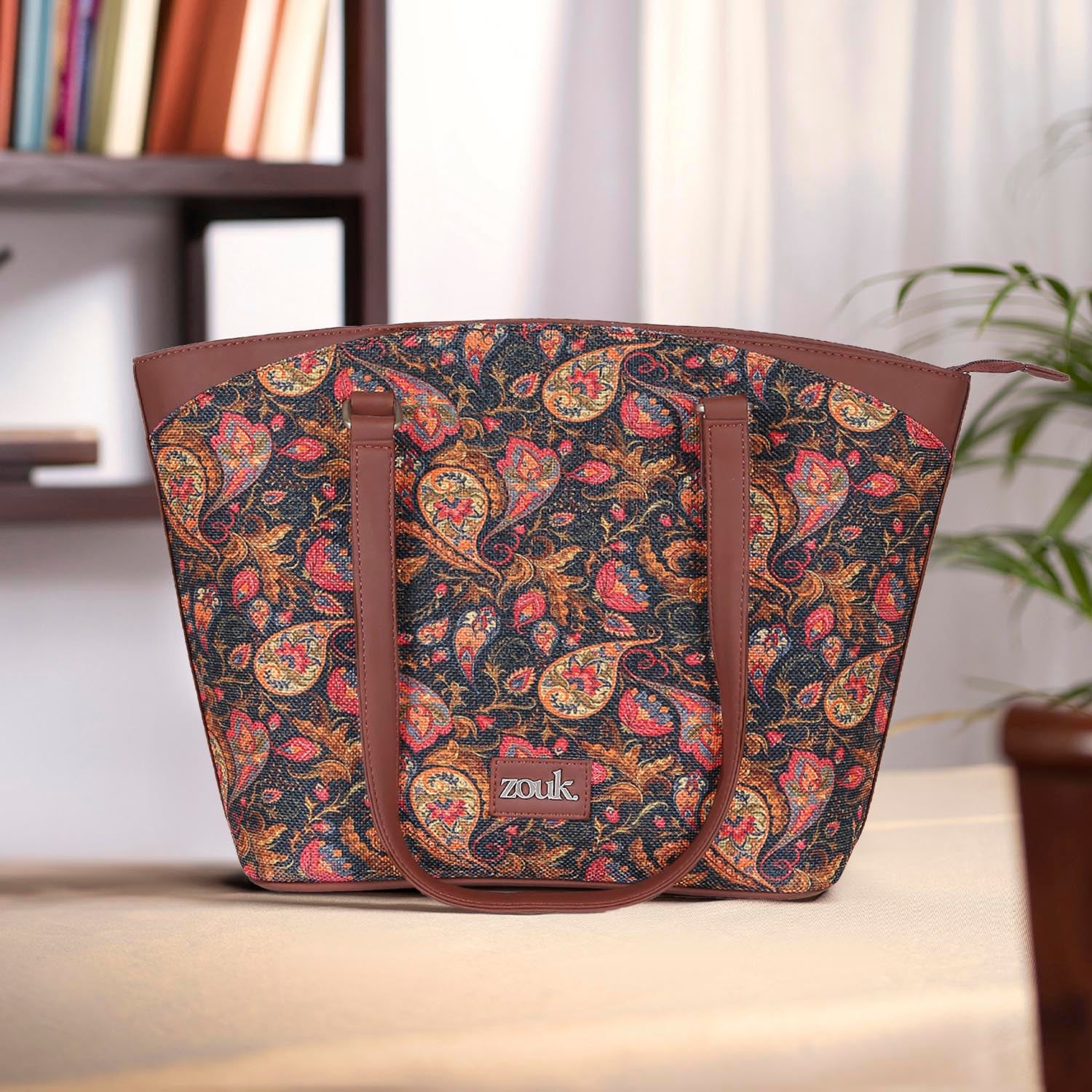 Paisley Print Classic Travel Tote