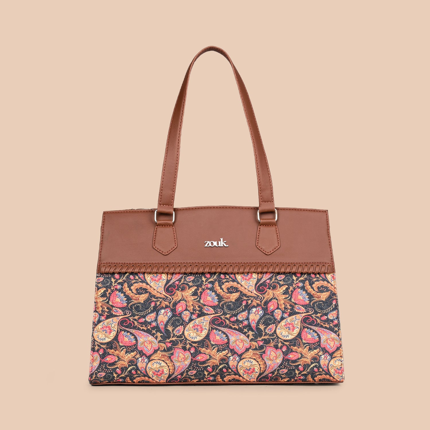 Paisley Print Statement Business Bag