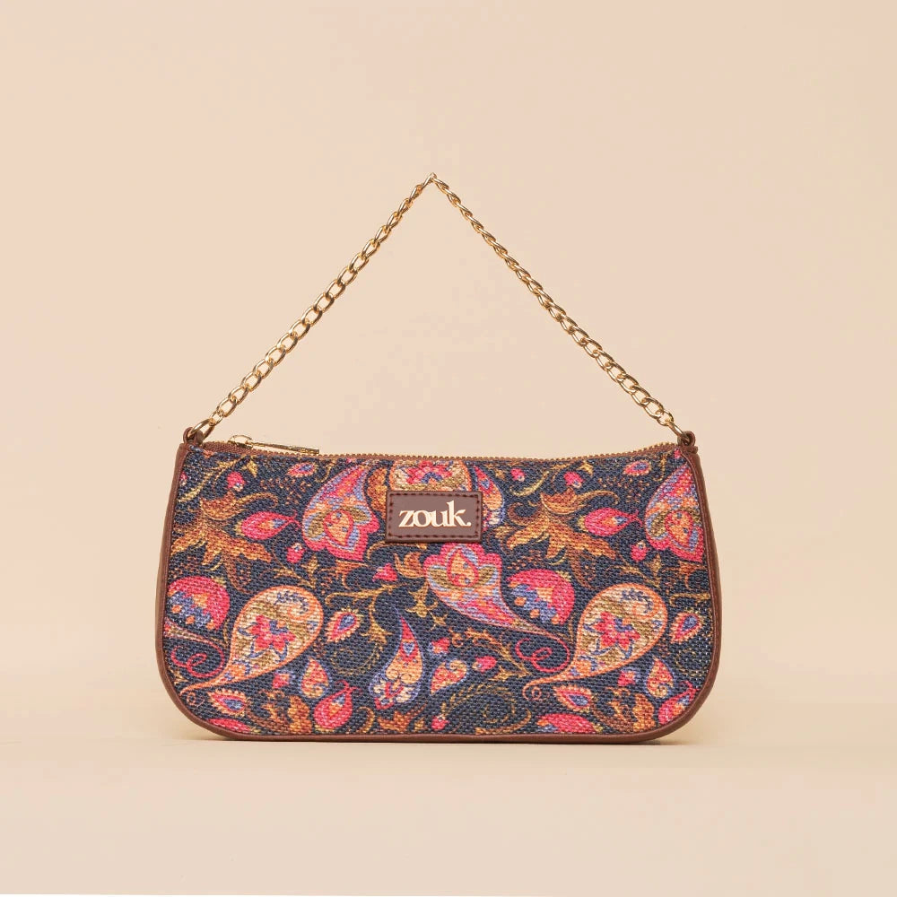 Paisley Print Baguette