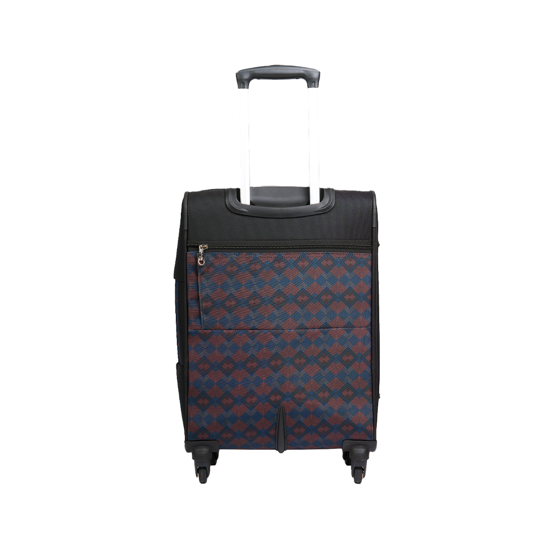 Periyar Waves Saira Trolley Bag - Black (Medium)