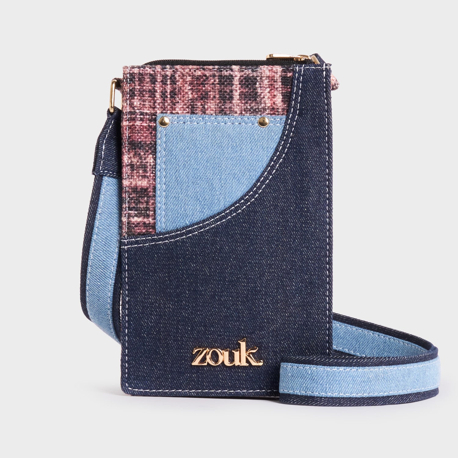 Rumi Phone Sling Cashmere Noir (Pink)
