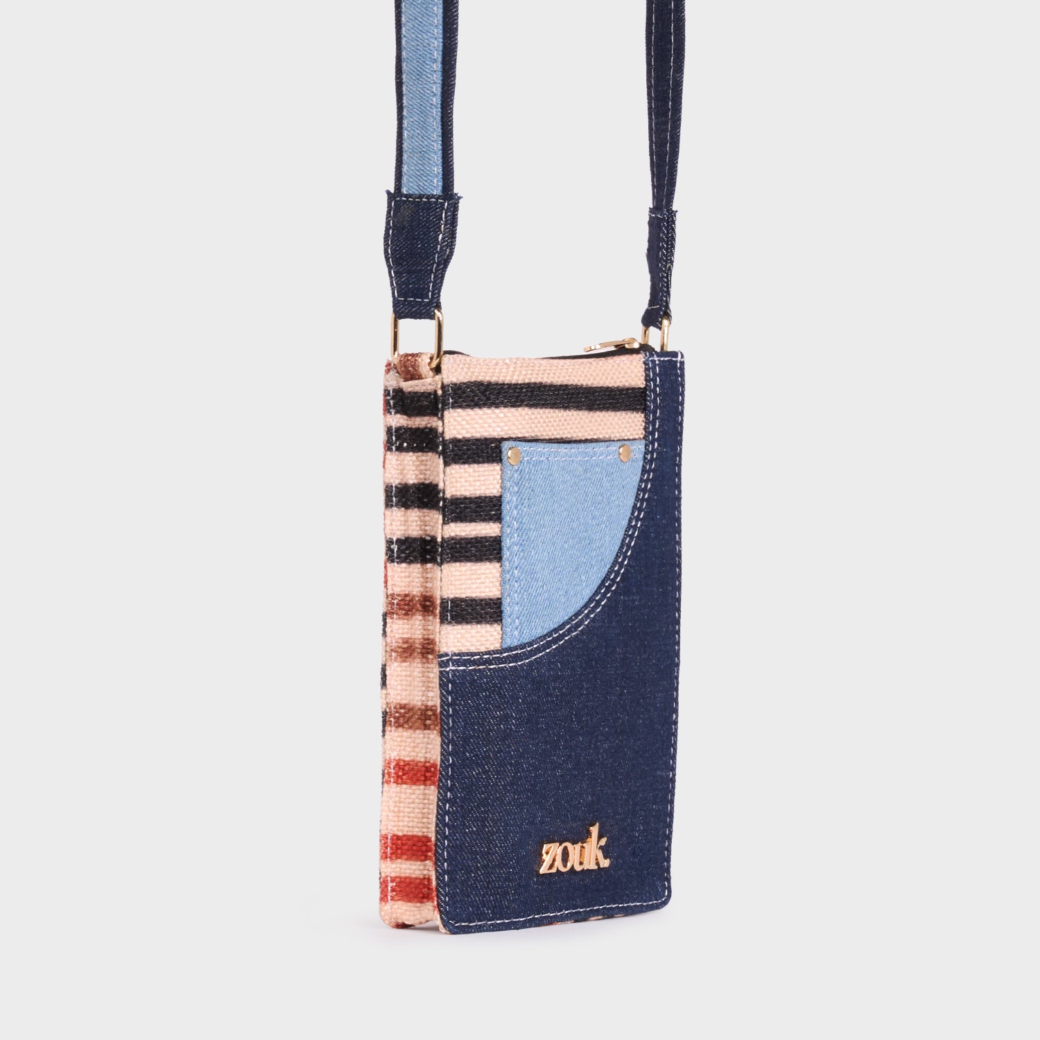 Rumi Phone Sling Qutub Stripes