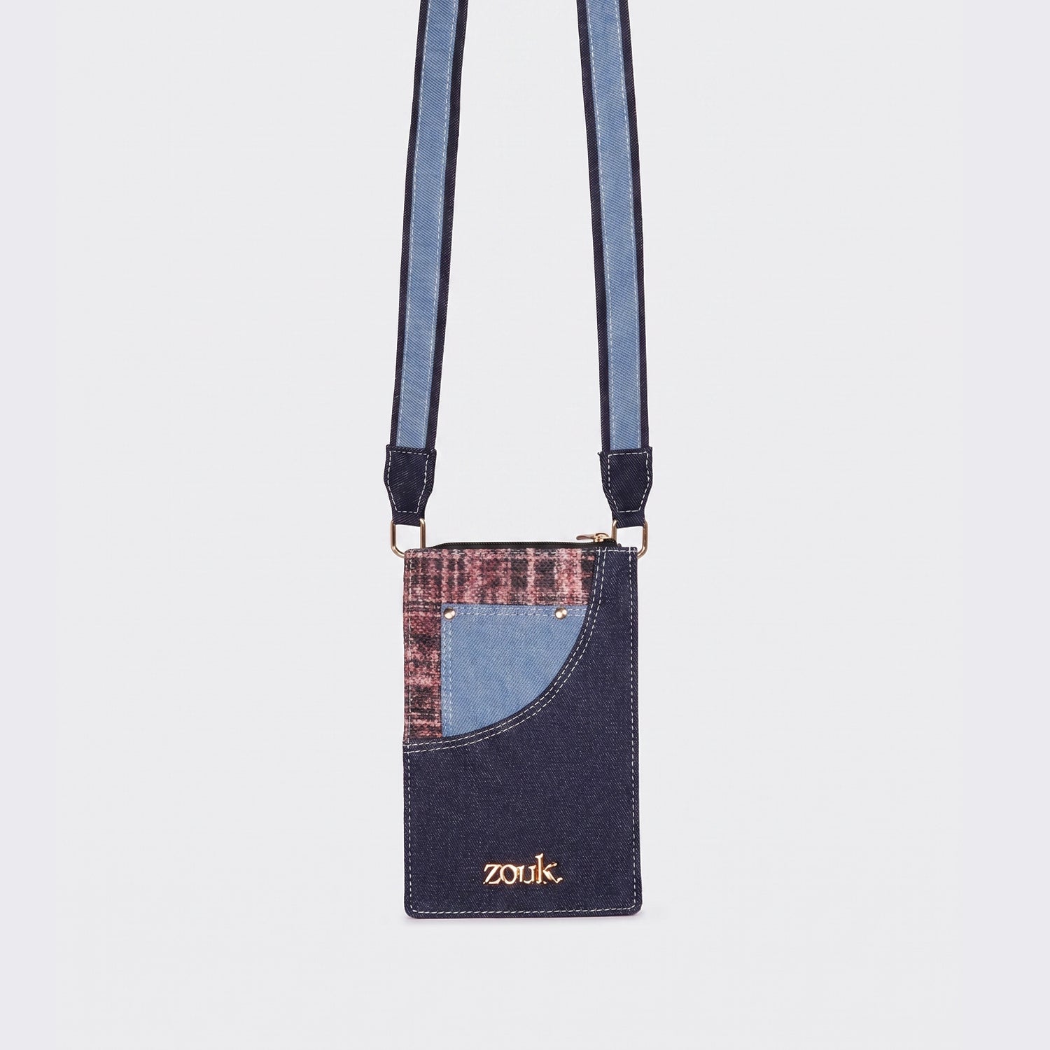 Rumi Phone Sling Cashmere Noir (Pink)