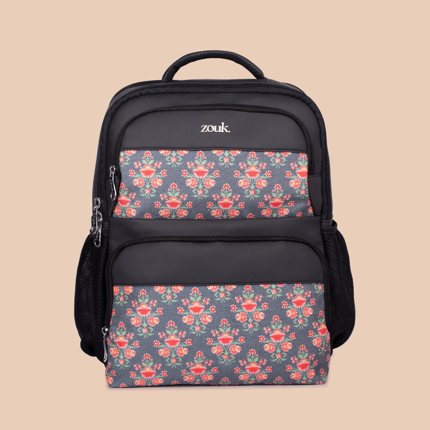 ZIP-Mughal Garden Print Pro Backpack