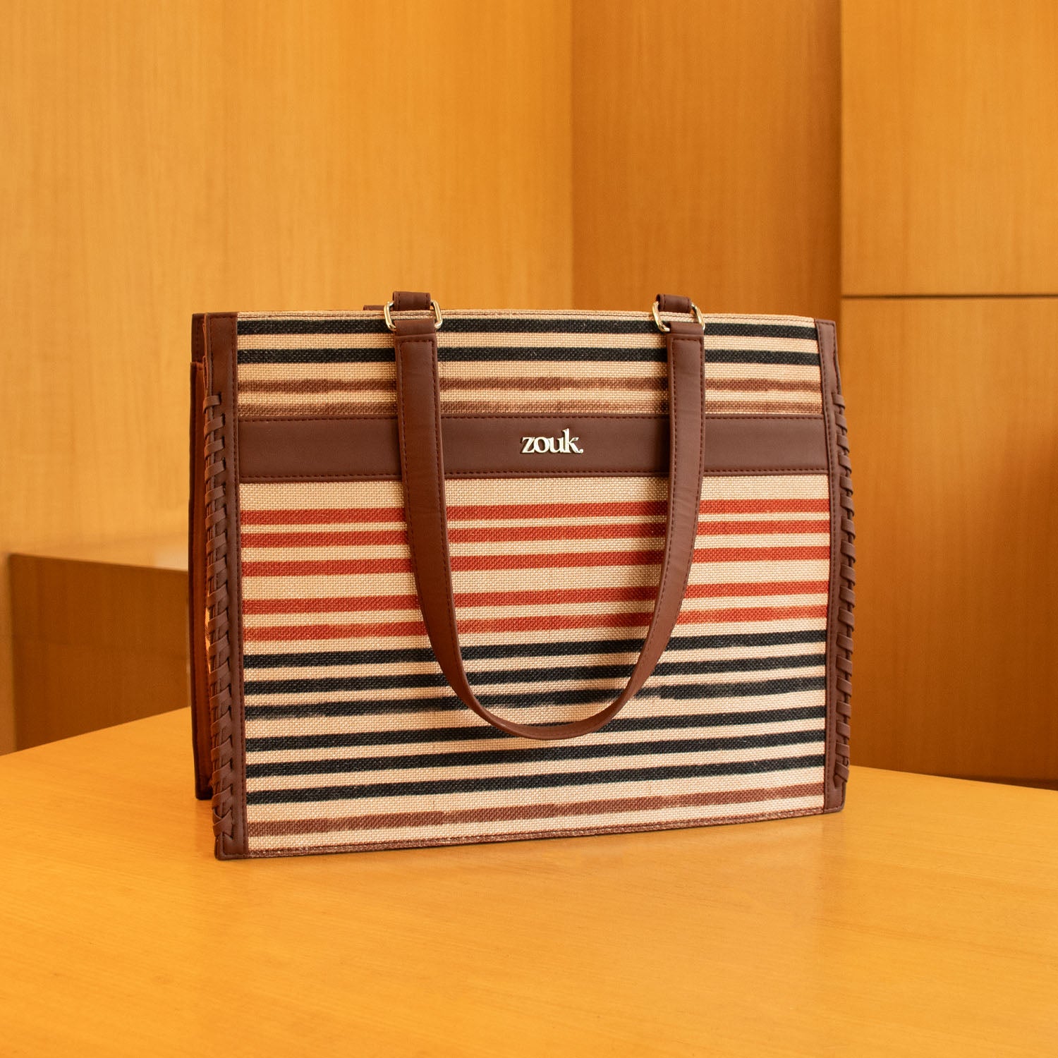 Qutub Stripes Boardroom Office Bag