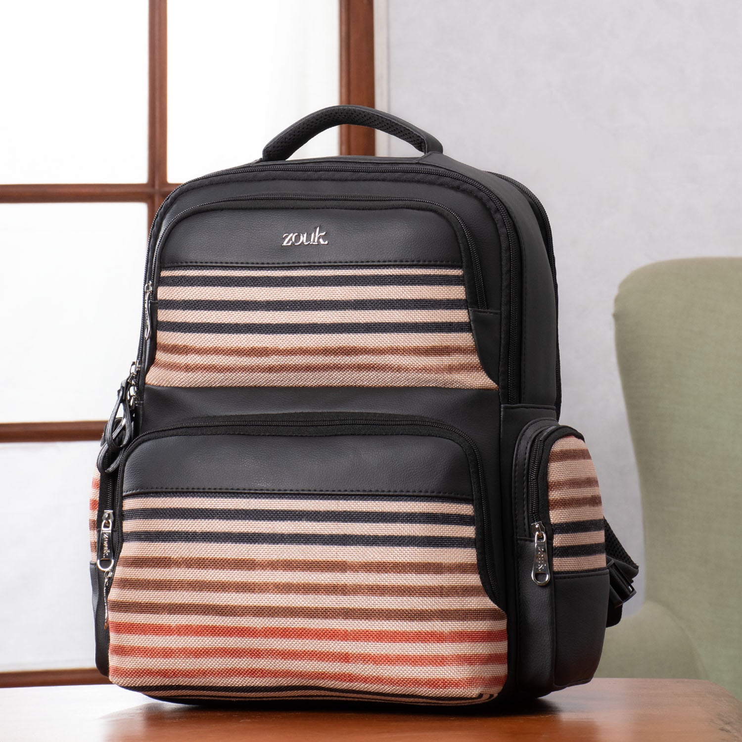 Qutub Stripes Consultant Backpack