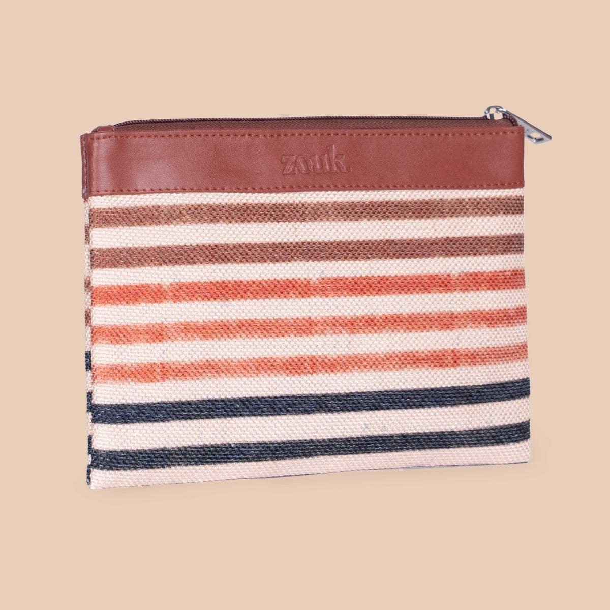 Qutub Stripes Cosmetic Pouch