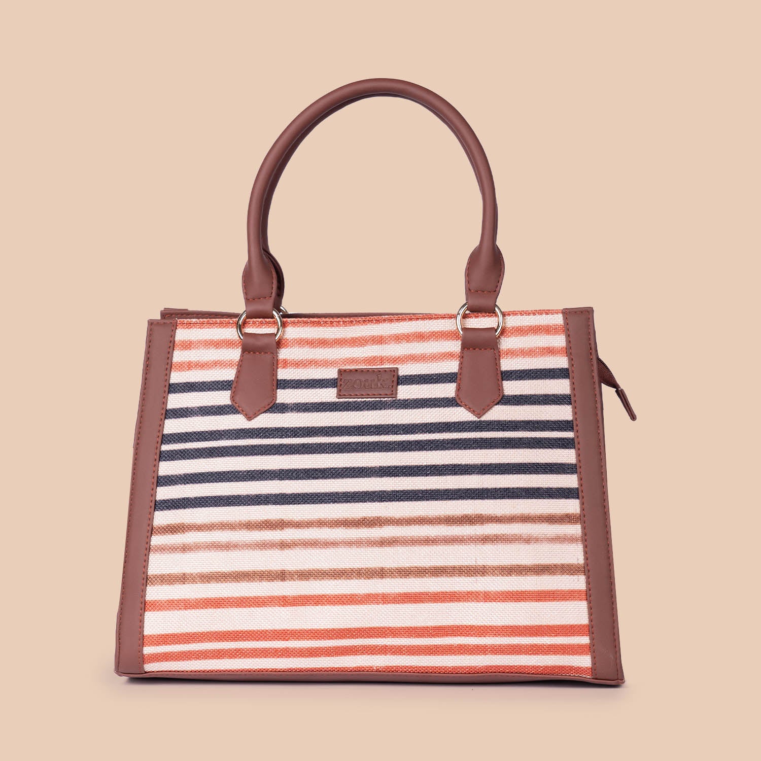 Qutub Stripes Classic Handbag