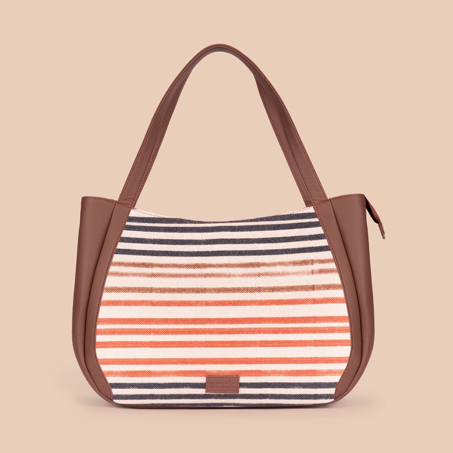 Qutub Stripes Luna Handbag