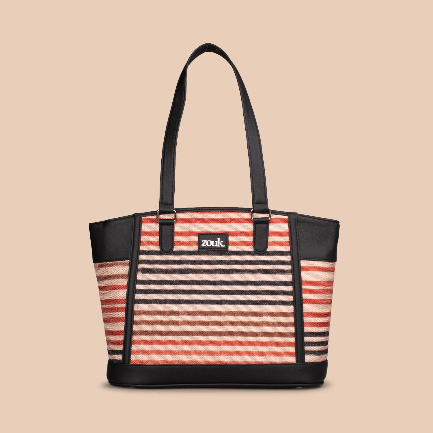 Qutub Stripes Classic Commute Office Bag