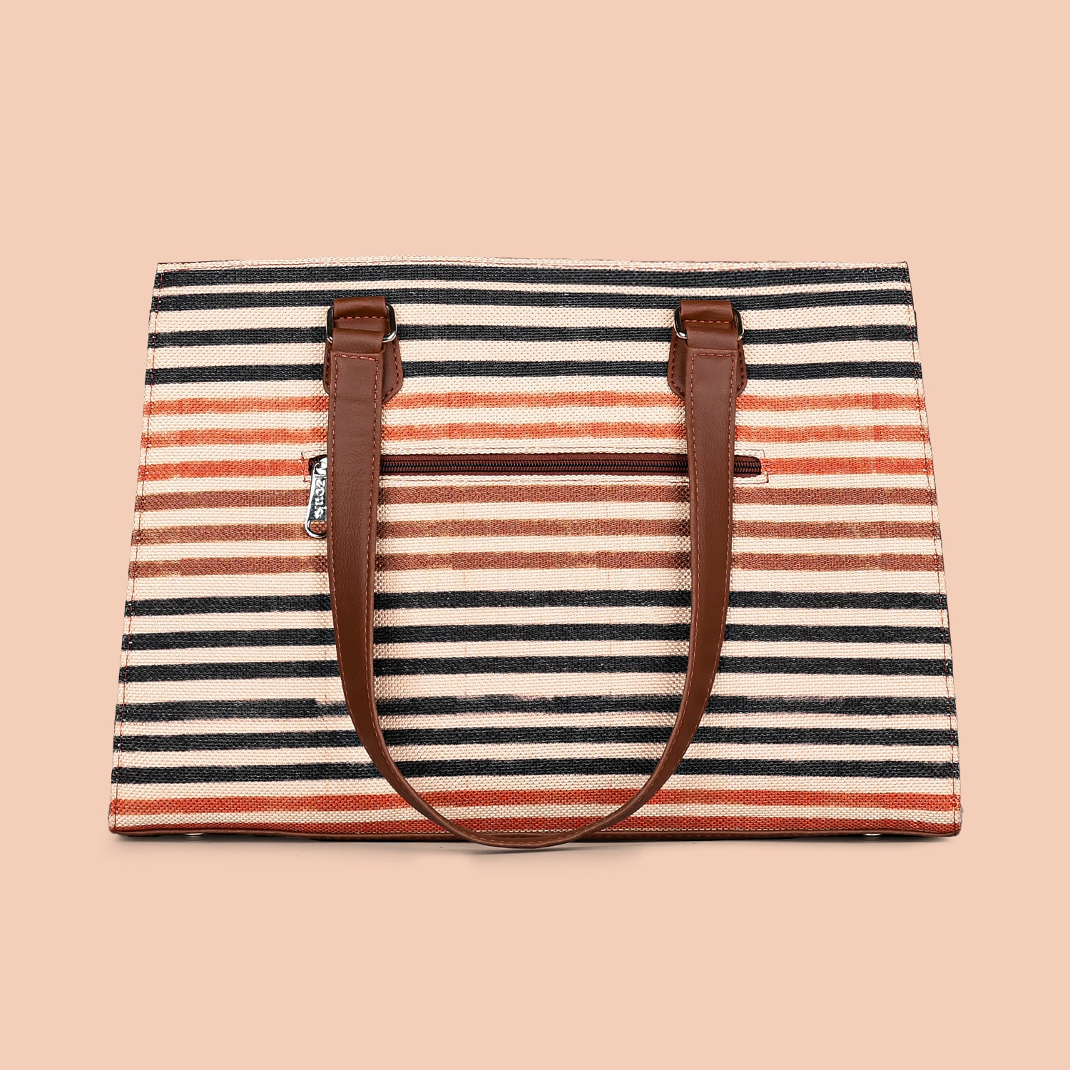 Qutub Stripes Statement Business Bag