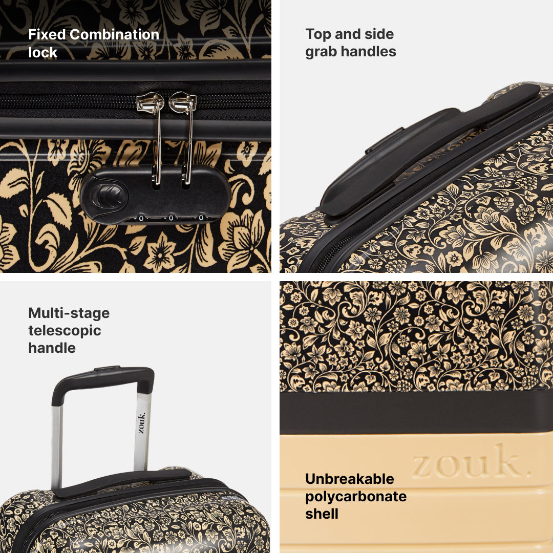 FloMotif Raahi Trolley Bag Combo (Cabin & Medium)