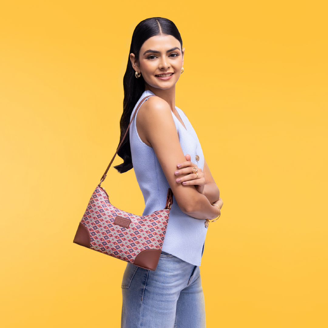 Ajrakh Kami Regular Handbag - 1991 by Zouk