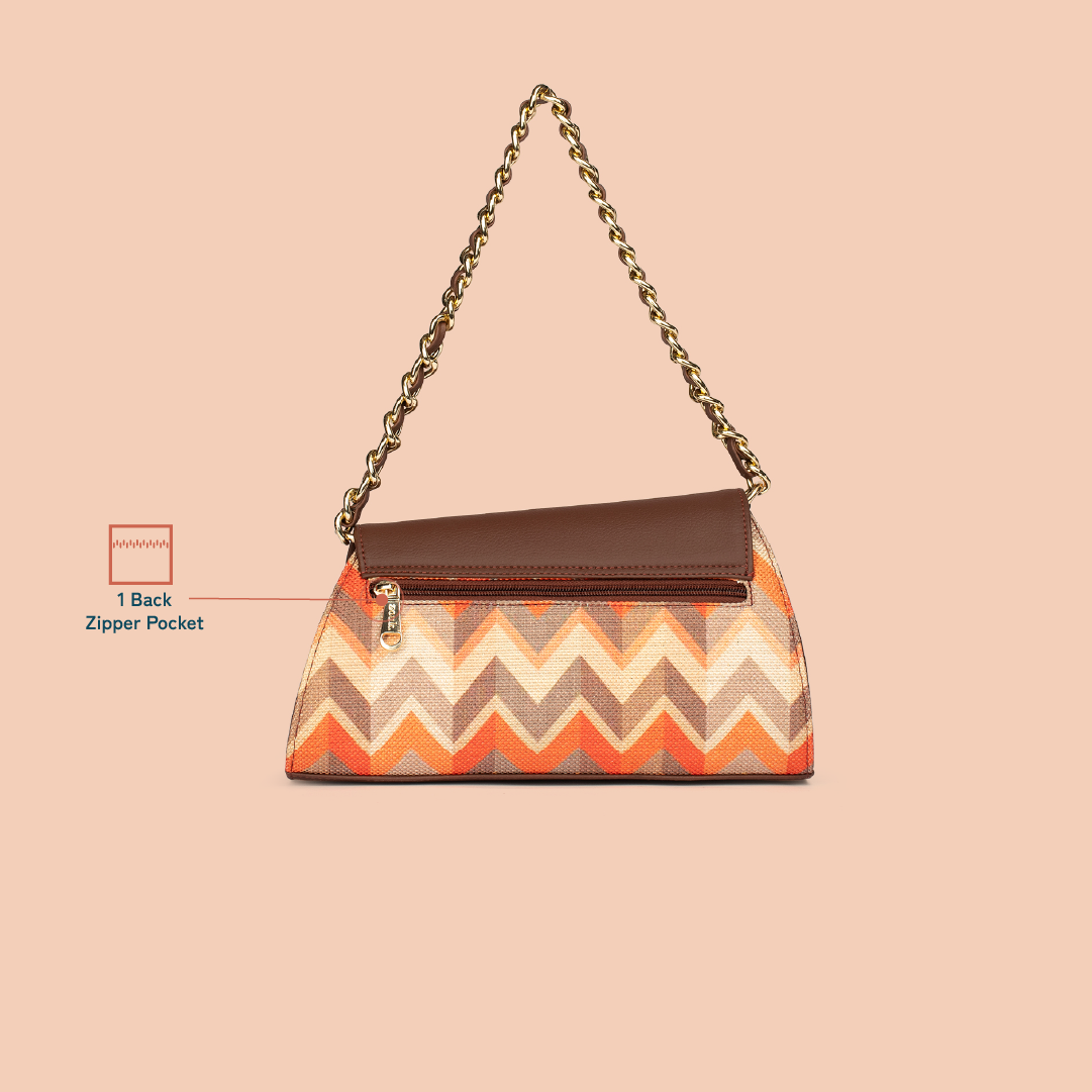 ZIP-Rhea Kapoor Baguette - Tidal Wave