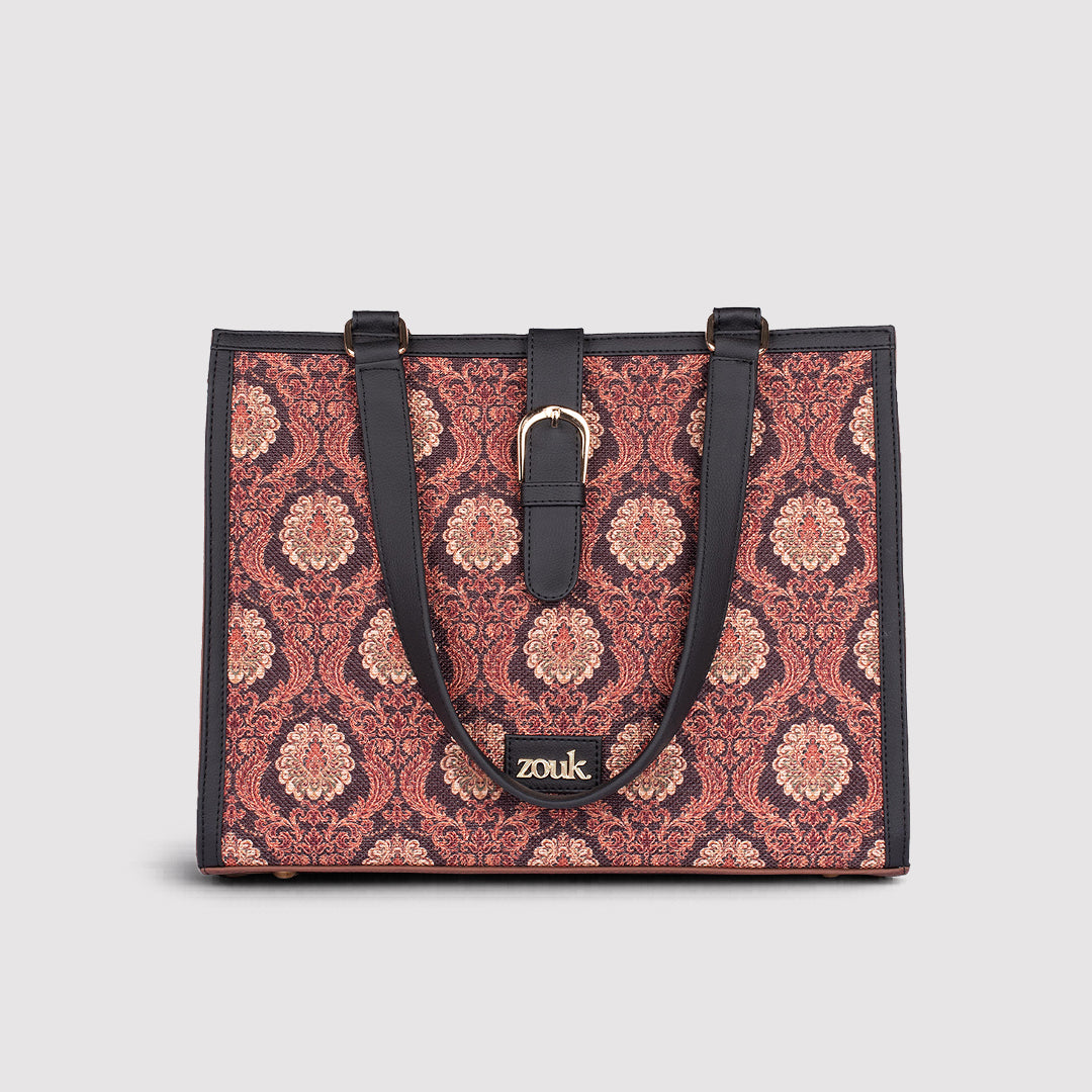 Rhea Kapoor Office Bag - Jodhpur Damask