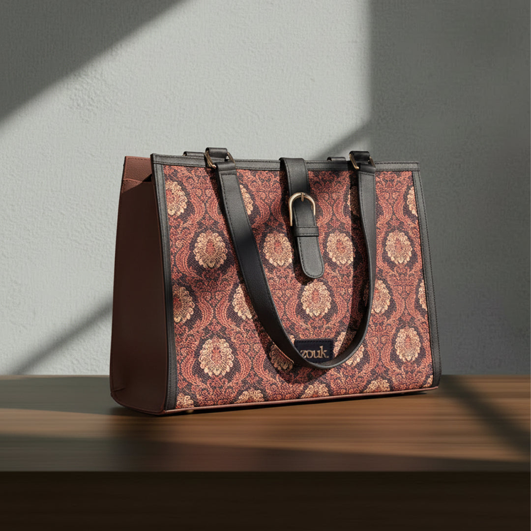 Rhea Kapoor Office Bag - Jodhpur Damask