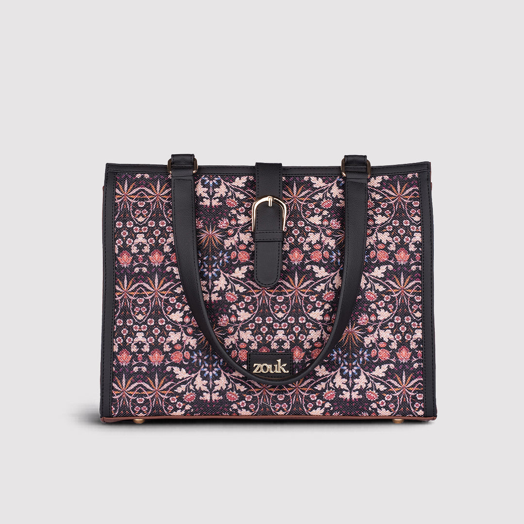 Rhea Kapoor Office Bag - Kashmir Blooms