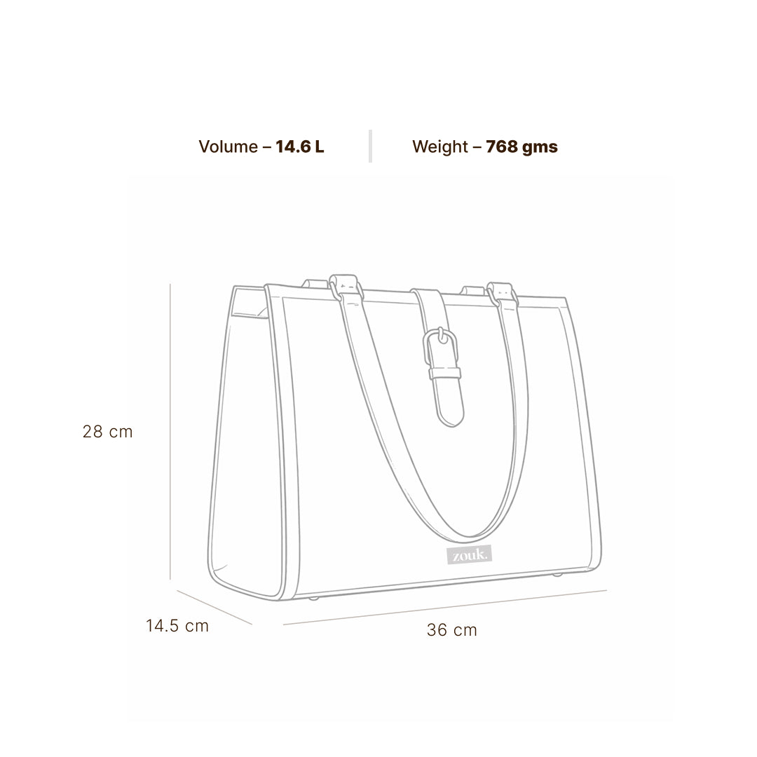 Rhea Kapoor Office Bag - Kashmir Blooms