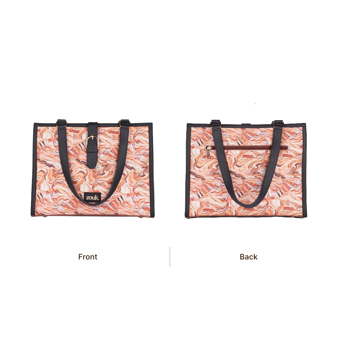Rhea Kapoor Office Bag - Nicobar Coral