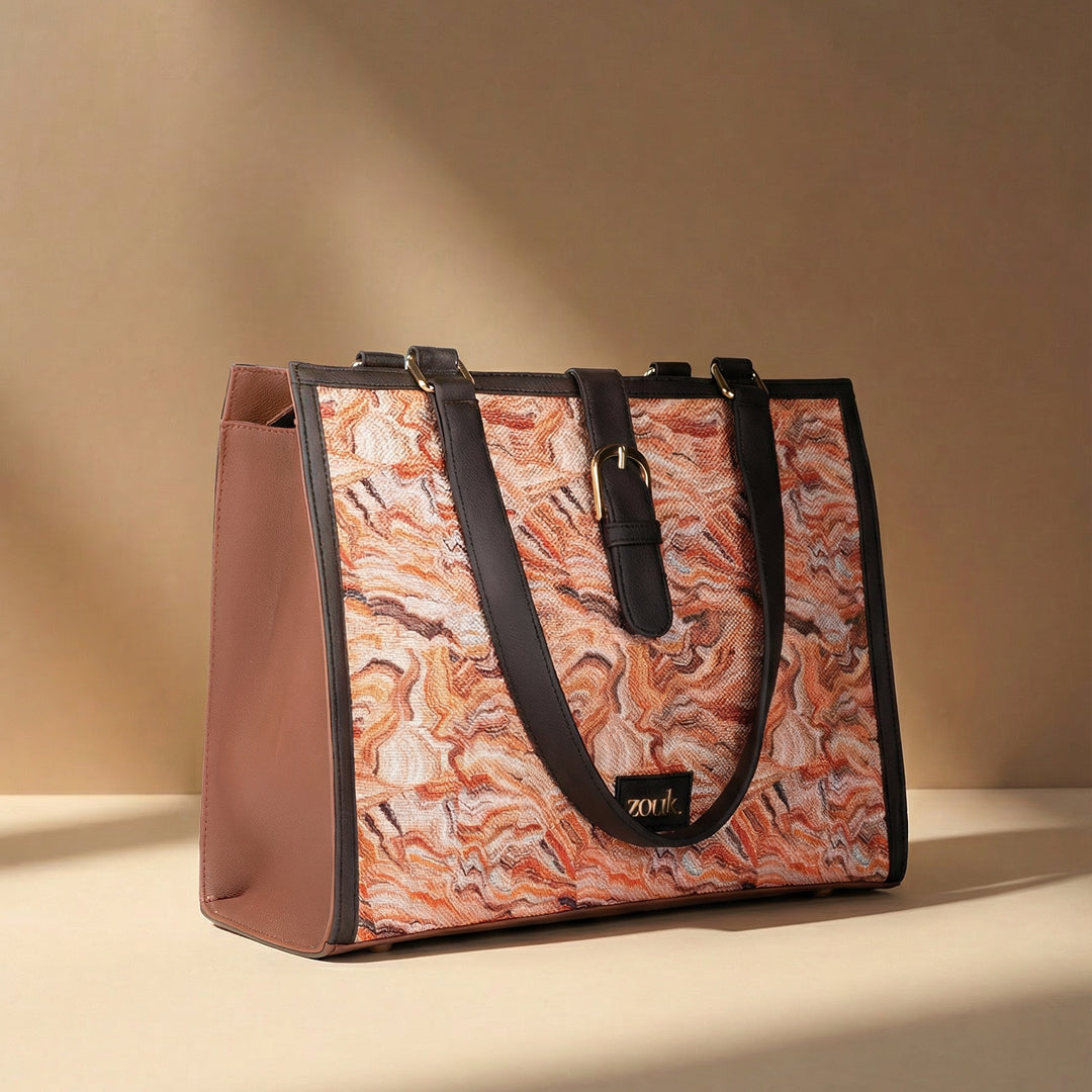 Rhea Kapoor Office Bag - Nicobar Coral