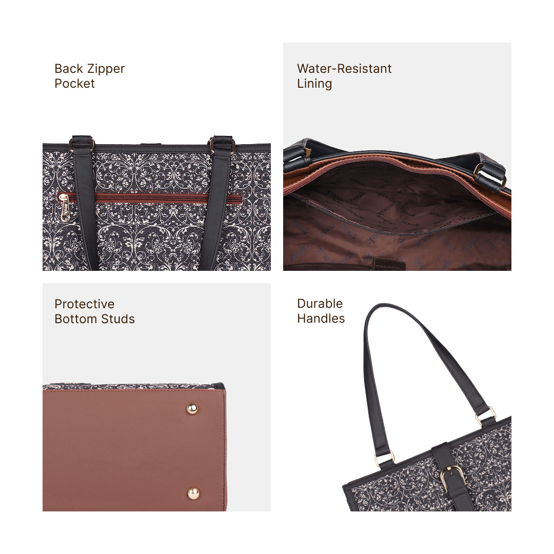 Rhea Kapoor Office Bag - Lattice Lace