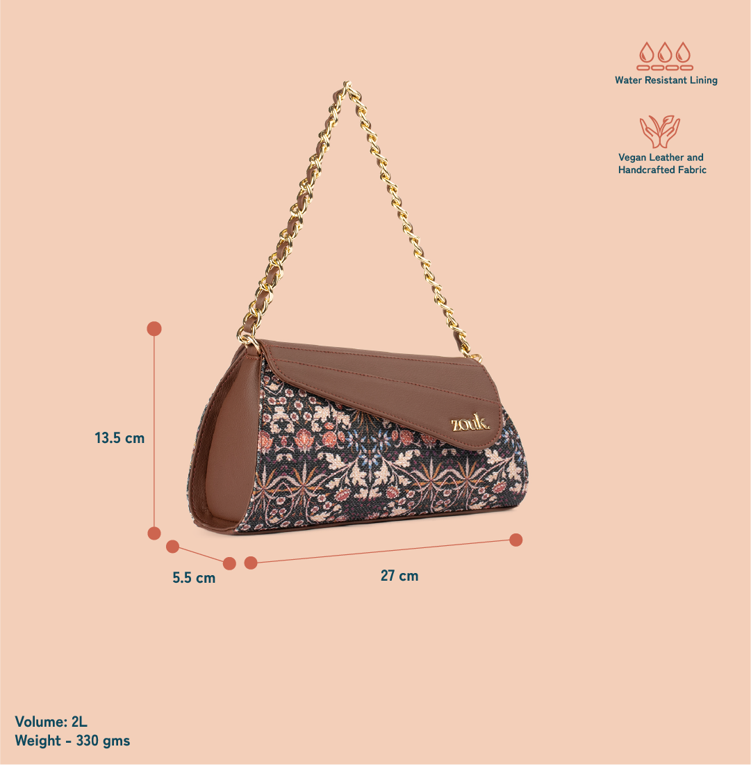 Rhea Kapoor Baguette - Kashmir Blooms