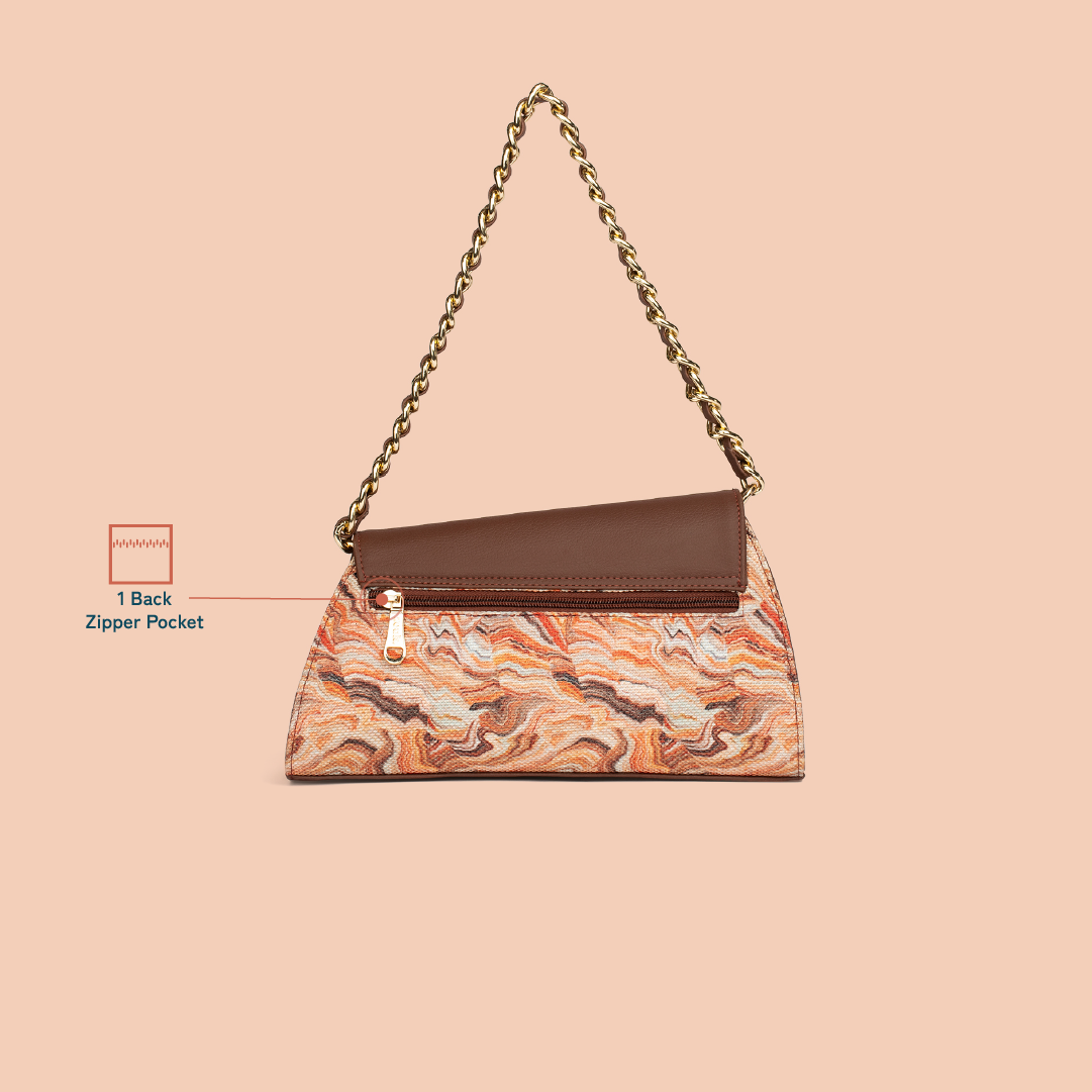 Rhea Kapoor Baguette - Nicobar Coral
