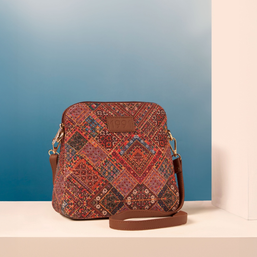 Bhuj Rabari Regular Sling Bag - 1991 by Zouk