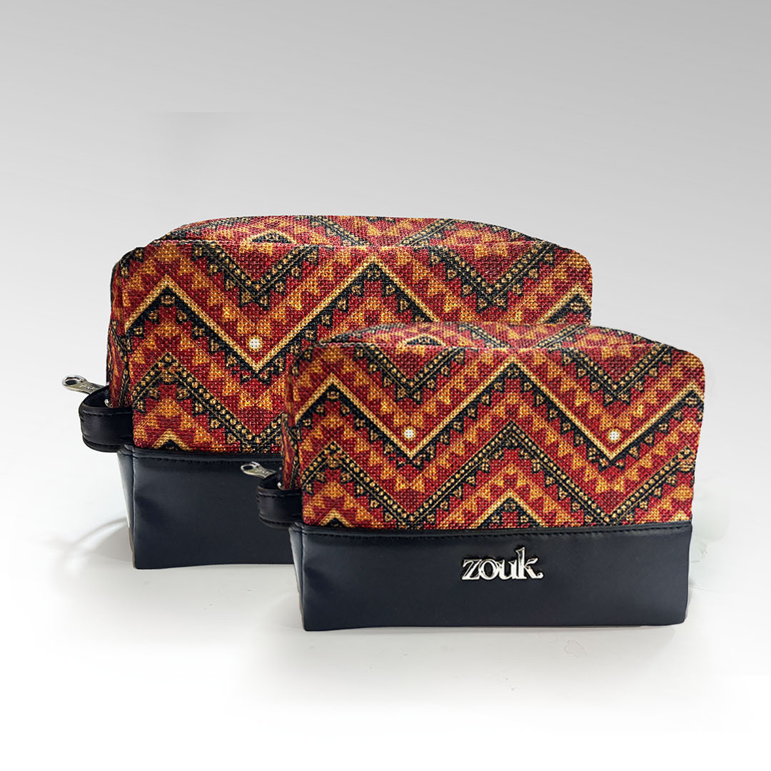 Dharwad Leher Raha Travel Pouch (Small+Medium) Combo