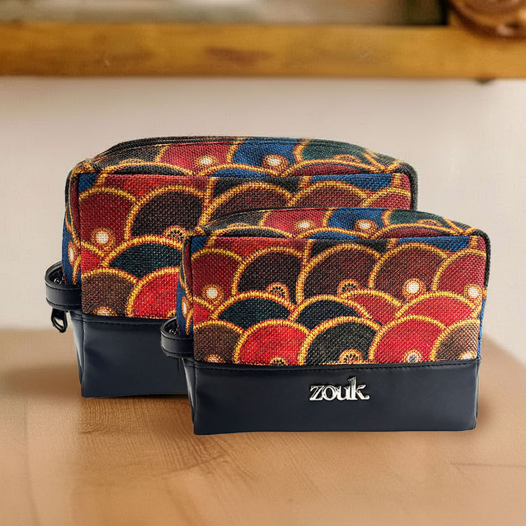 Nirona Circle Raha Travel Pouch (Small+Medium) Combo