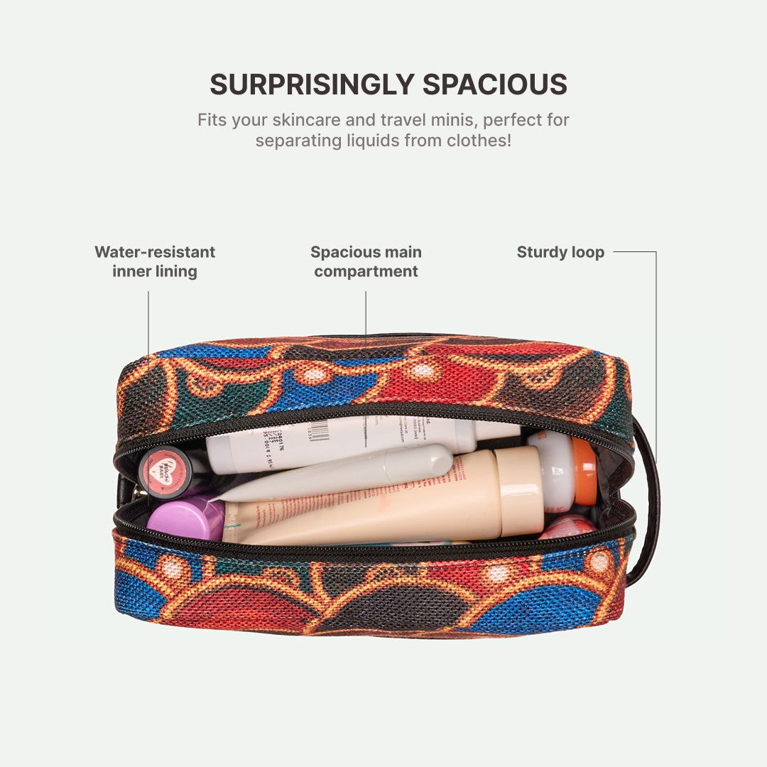 Nirona Circle Raha Travel Pouch (Small+Medium) Combo