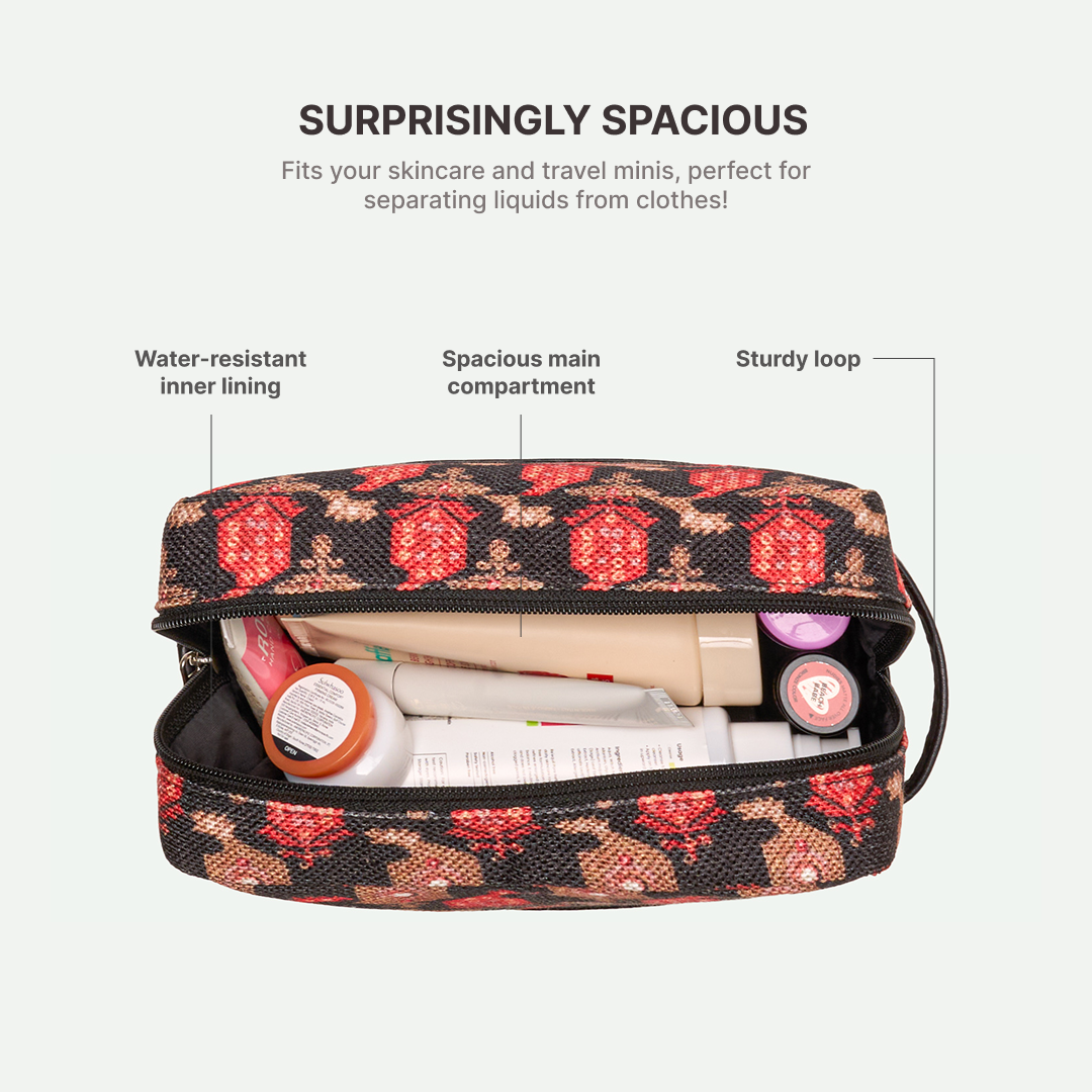 Kashi Kinkhab Raha Travel Pouch (Small+Medium) Combo