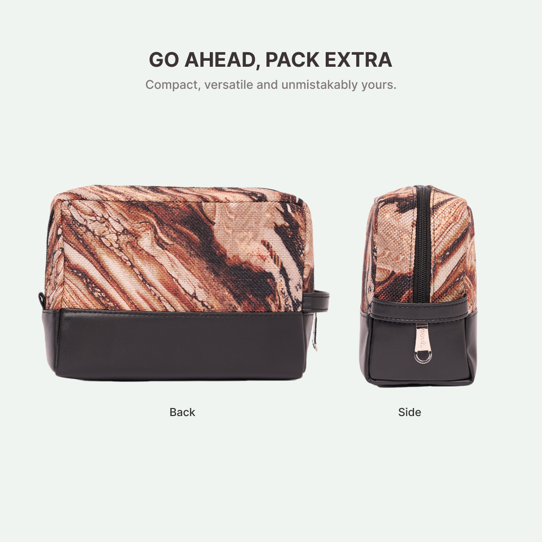 Kumaon Muse Raha Travel Pouch (Small+Medium) Combo