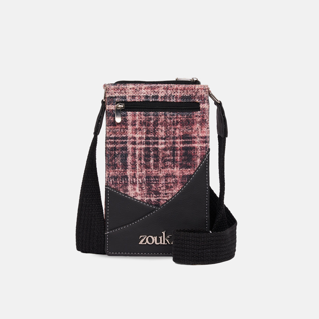 Raya Phone Sling Cashmere Noir (Pink)