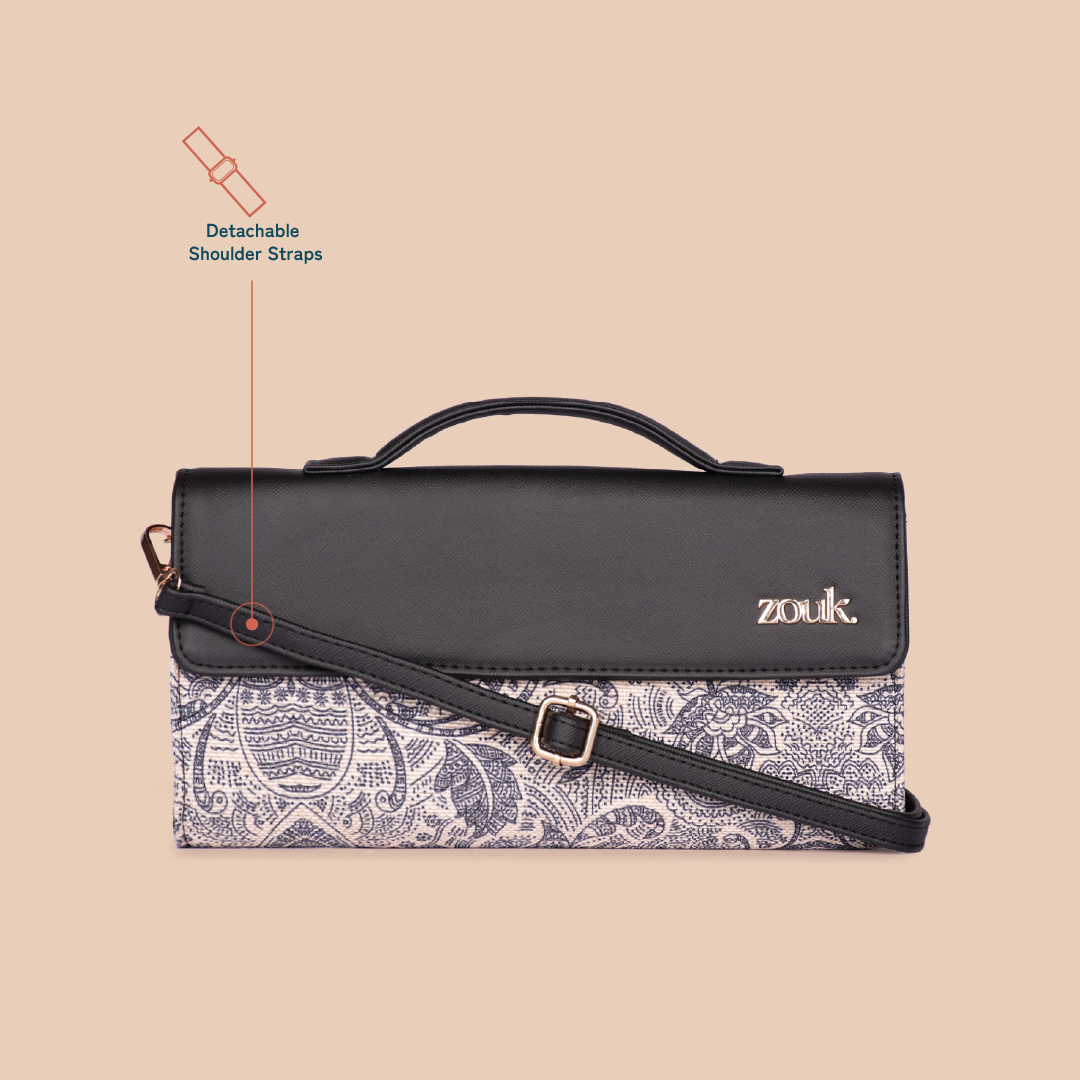 ZIP-Rhea Kapoor Clutch - Colaba Shirin