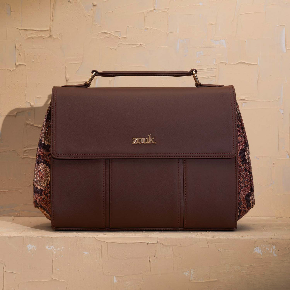 Rhea Kapoor Satchel Bag - Jodhpur Damask