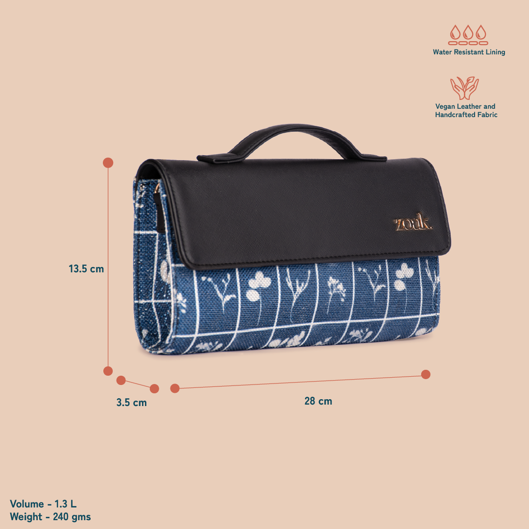 Rhea Kapoor Clutch - Lakshadweep Azure