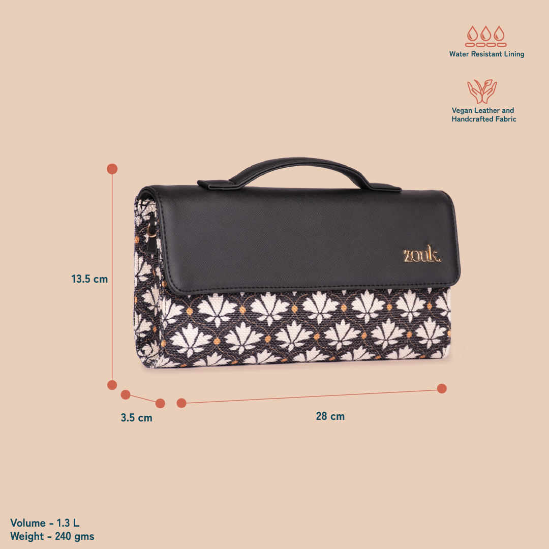 ZIP-Rhea Kapoor Clutch - Bidri Kaiser