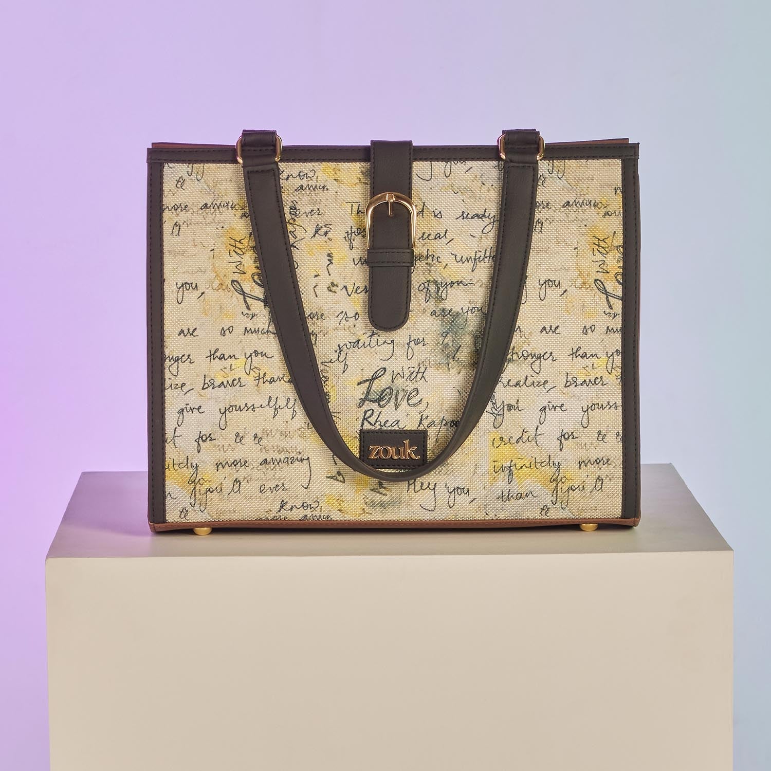 ZIP-Rhea Kapoor Office Bag -With Love, Rhea