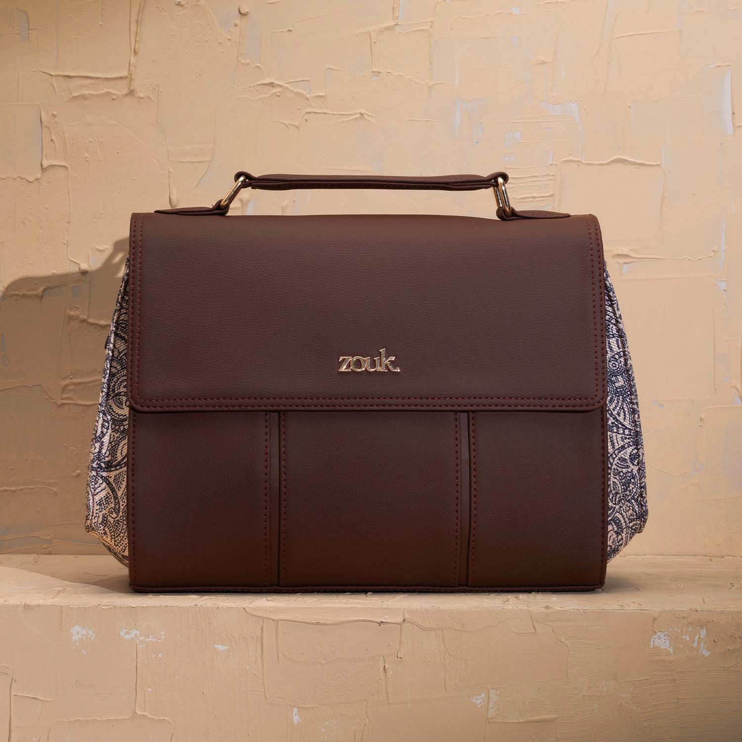 ZIP-Rhea Kapoor Satchel Bag - Colaba Shirin
