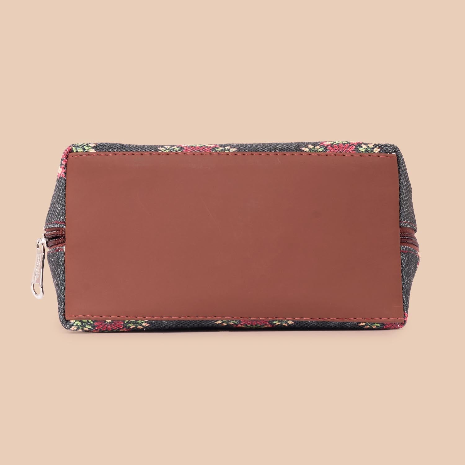 Royal Green Mogra Print OOO Sling Bag