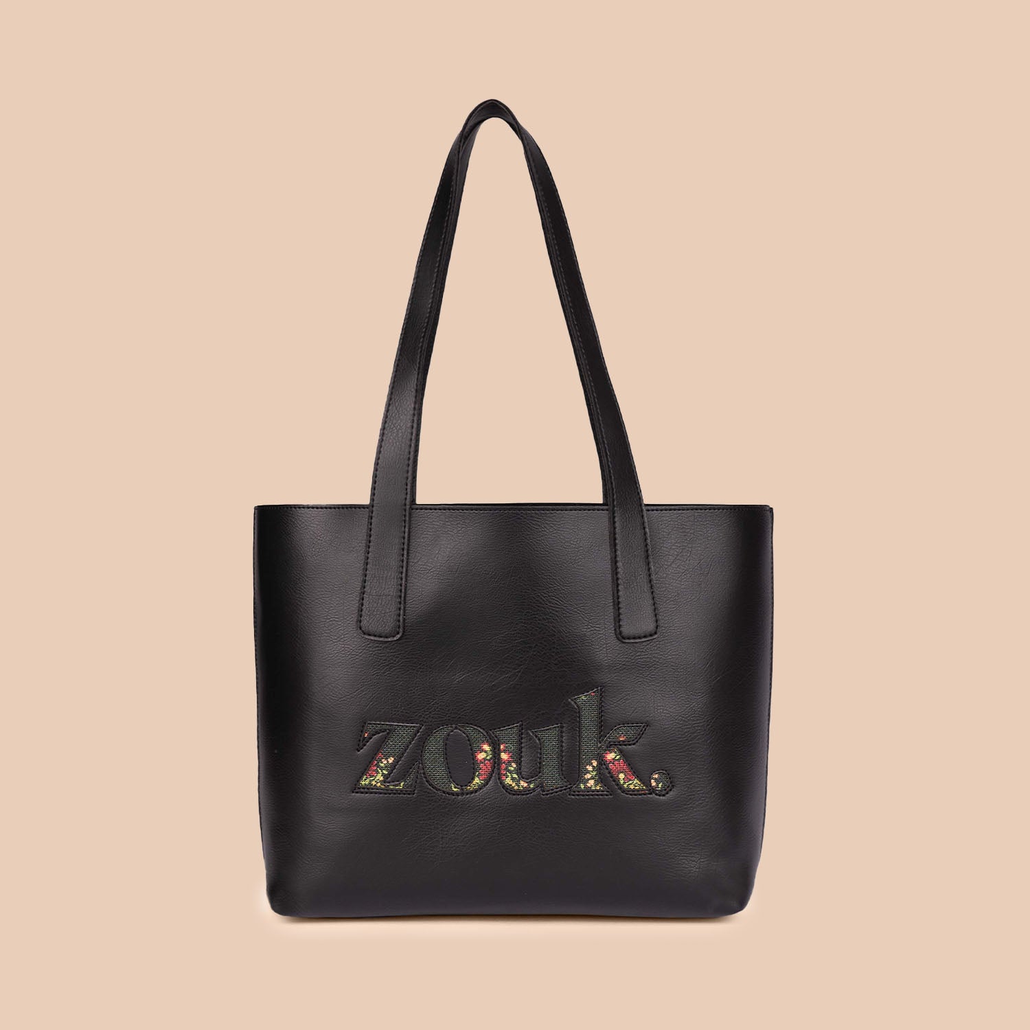 Royal Green Mogra Print Signature Tote