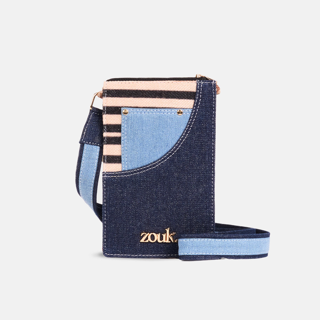 Rumi Phone Sling Qutub Stripes