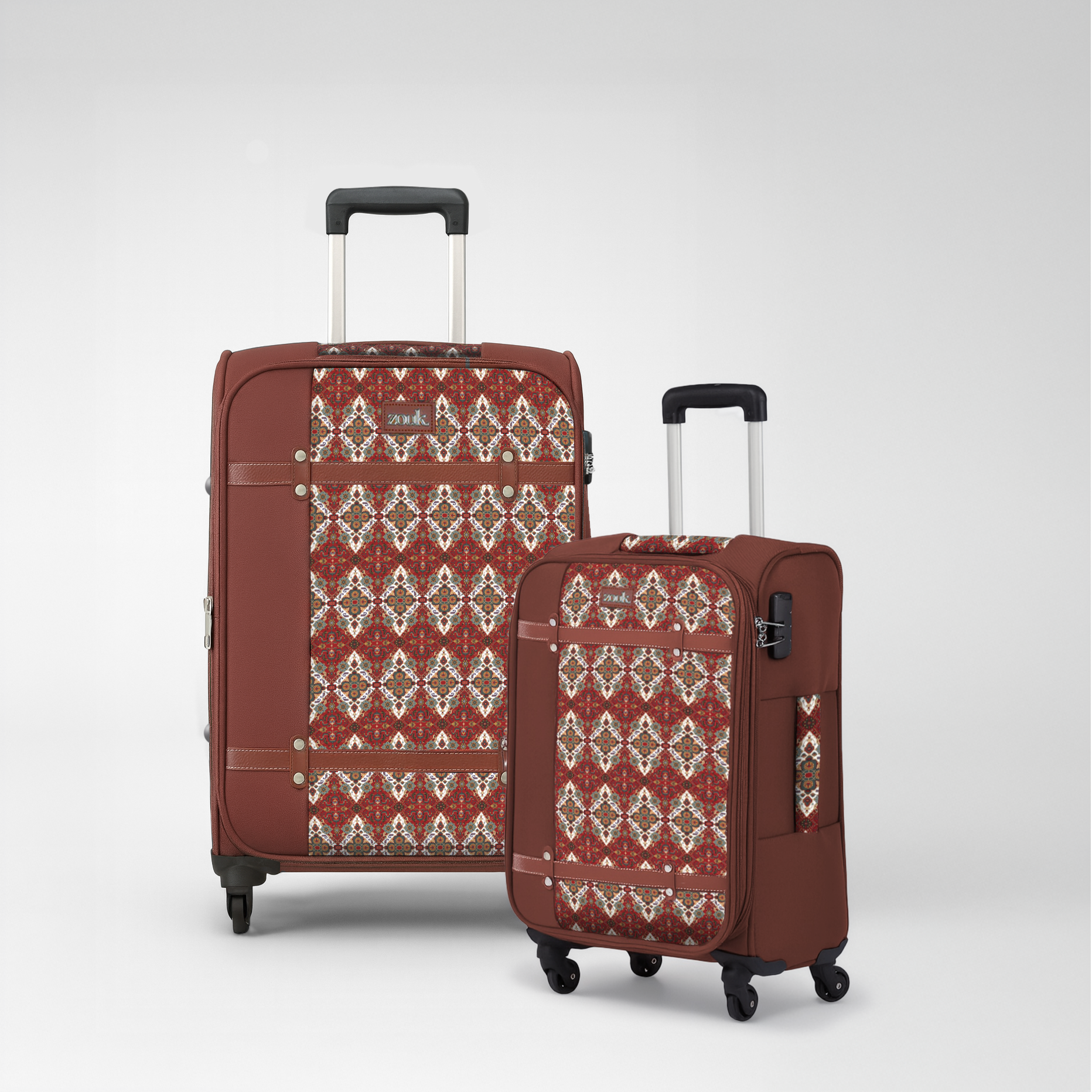 Agra Durrie Saira Trolley Bag Combo (Cabin & Large)