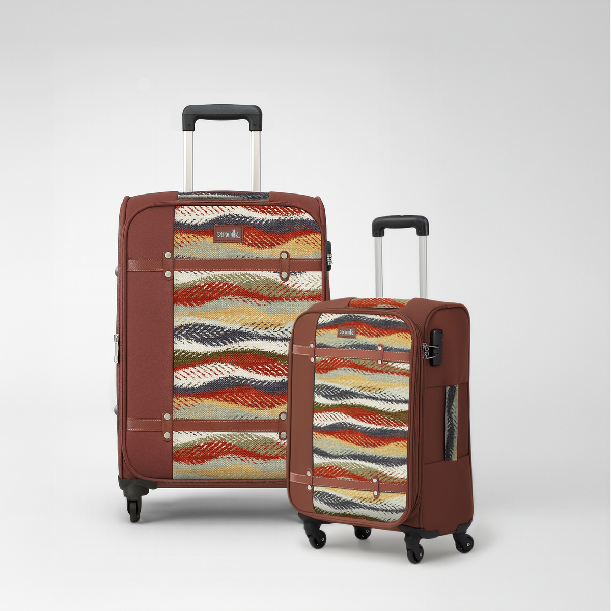 Jaisalmer Dunes Saira Trolley Bag Combo (Cabin & Large)
