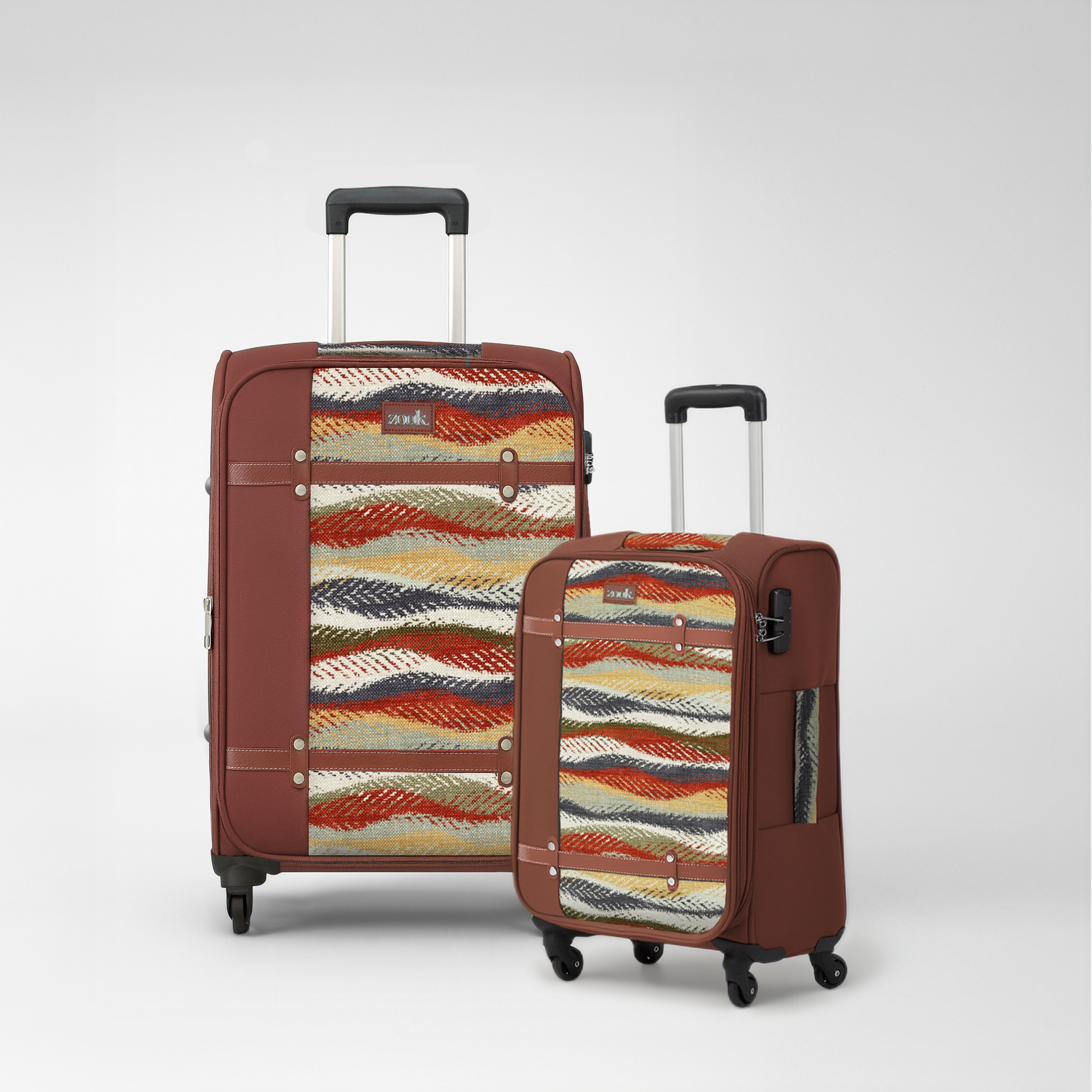 Jaisalmer Dunes Saira Trolley Bag Combo (Cabin & Large)