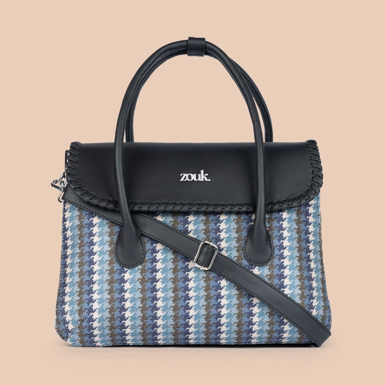 SAK Satchel - Bombay Houndstooth