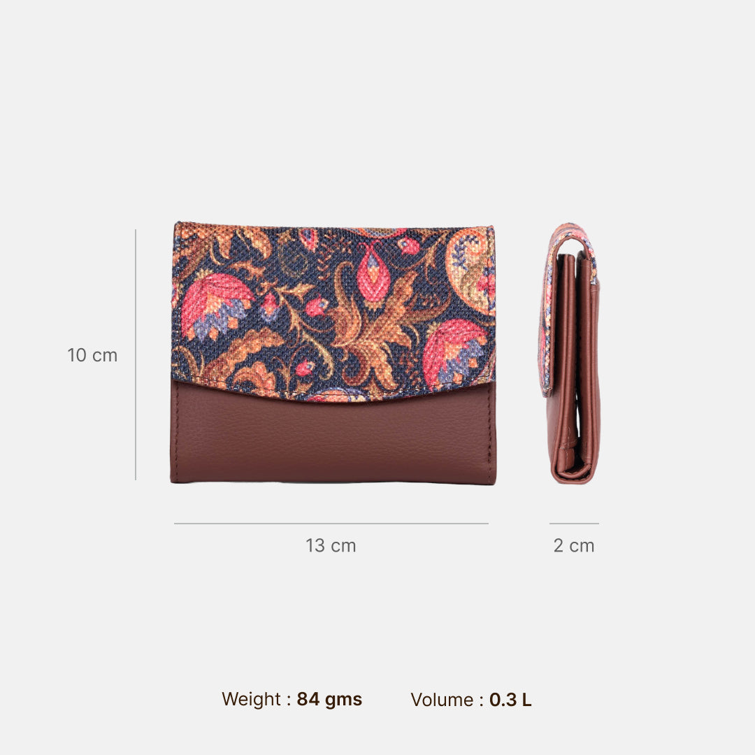Paisley Print Sia Bi-Fold Wallet