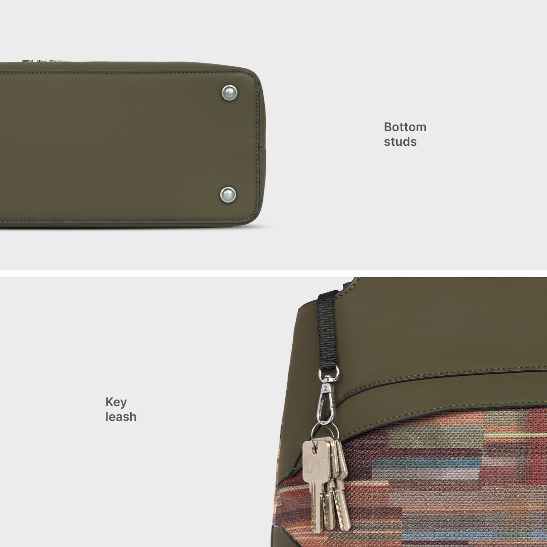 Chettinad Contour Studio Office Bag (Olive)